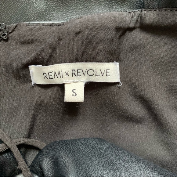 Remi x Revolve Gwen Faux Leather Dress - Picture 10 of 12